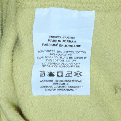 Mens UK Size XS Nike Yellow Pullover Hoodie