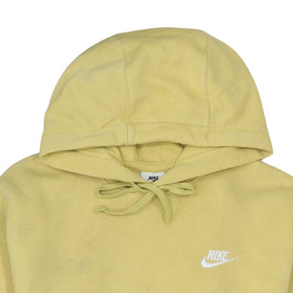 Mens UK Size XS Nike Yellow Pullover Hoodie
