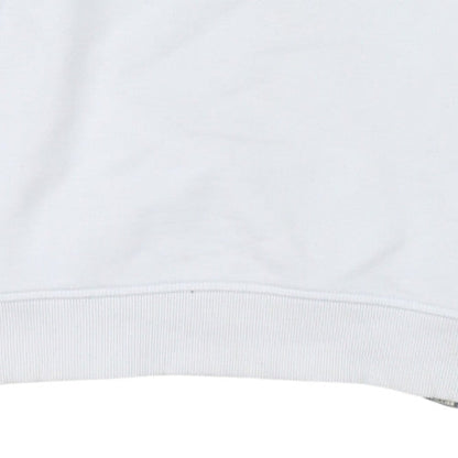 The North Face Boys White XL Pullover Sweatshirt Crew Neck Logo Design