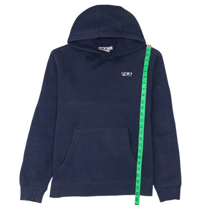 Mens UK Size M FILA Blue Pullover Hoodie
