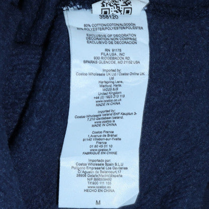 Mens UK Size M FILA Blue Pullover Hoodie