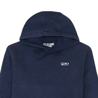 Mens UK Size M FILA Blue Pullover Hoodie