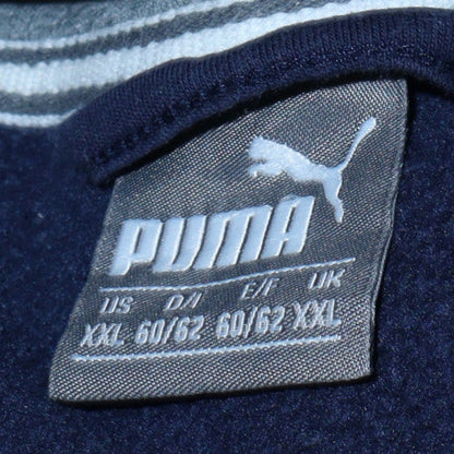 Mens UK Size 2XL PUMA Blue Full Zip Hoodie