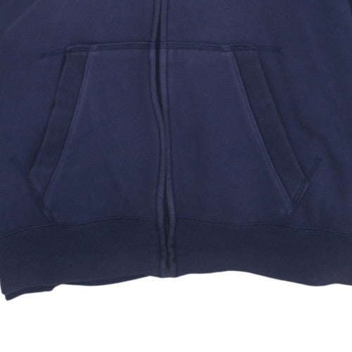 Mens UK Size 2XL PUMA Blue Full Zip Hoodie