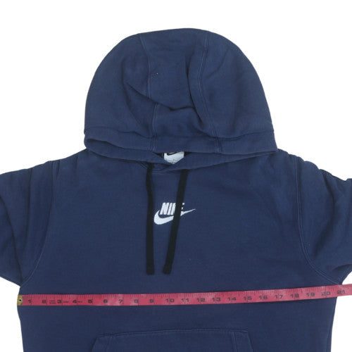 Mens UK Size S Nike Blue Pullover Hoodie