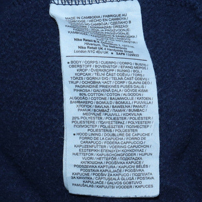 Mens UK Size S Nike Blue Pullover Hoodie