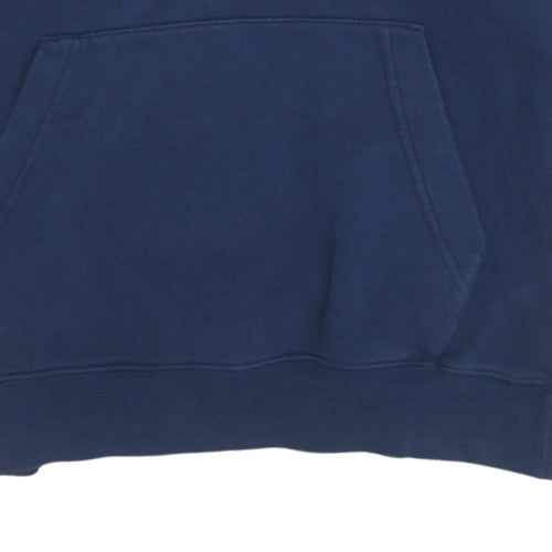Mens UK Size S Nike Blue Pullover Hoodie