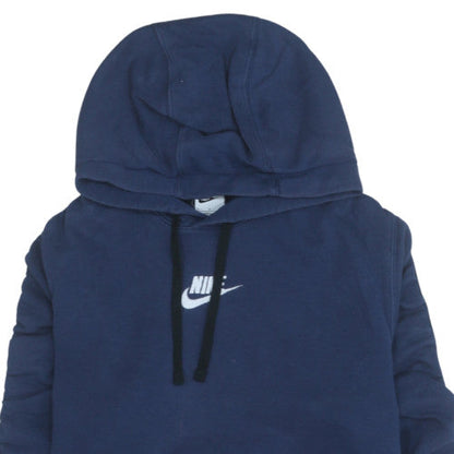 Mens UK Size S Nike Blue Pullover Hoodie