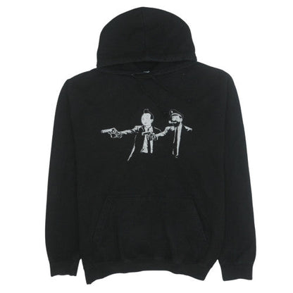 Mens UK Size XL Just Hoods Black Pullover Hoodie