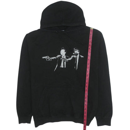 Mens UK Size XL Just Hoods Black Pullover Hoodie