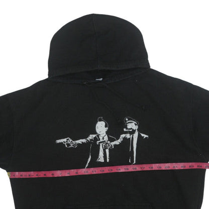 Mens UK Size XL Just Hoods Black Pullover Hoodie