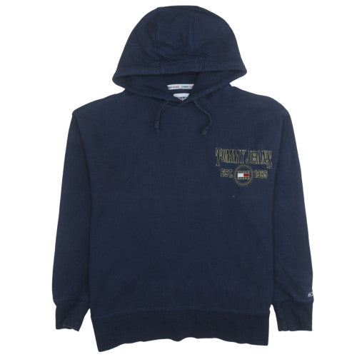Mens UK Size XL Tommy Jeans Blue Pullover Hoodie