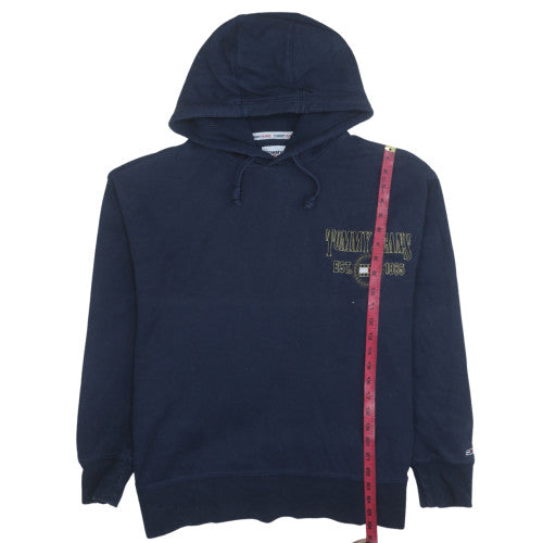Mens UK Size XL Tommy Jeans Blue Pullover Hoodie