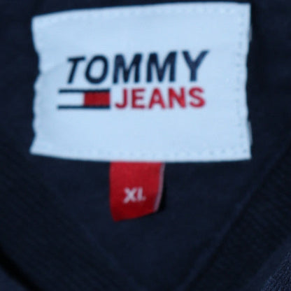 Mens UK Size XL Tommy Jeans Blue Pullover Hoodie