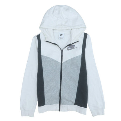 Teens UK Size L Nike Grey Full Zip Hoodie