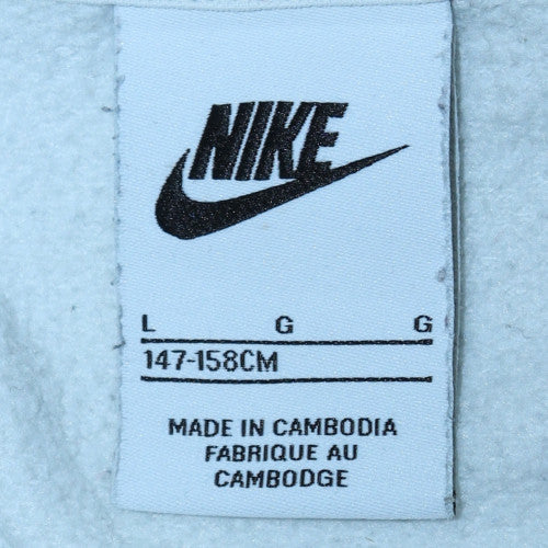 Teens UK Size L Nike Grey Full Zip Hoodie