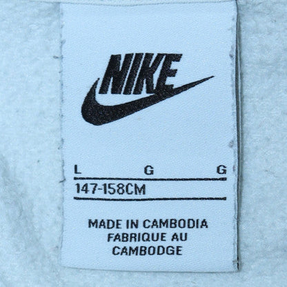 Teens UK Size L Nike Grey Full Zip Hoodie