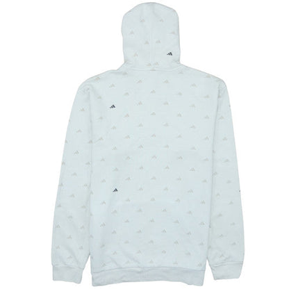 Mens UK Size L adidas White Pullover Hoodie