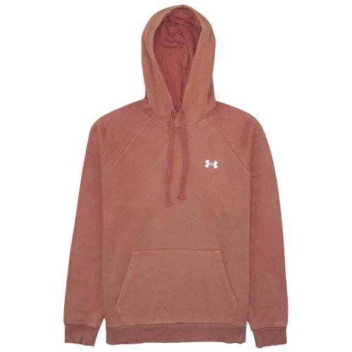 Mens UK Size L Under armour Brown Pullover Hoodie