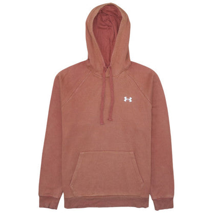 Mens UK Size L Under armour Brown Pullover Hoodie