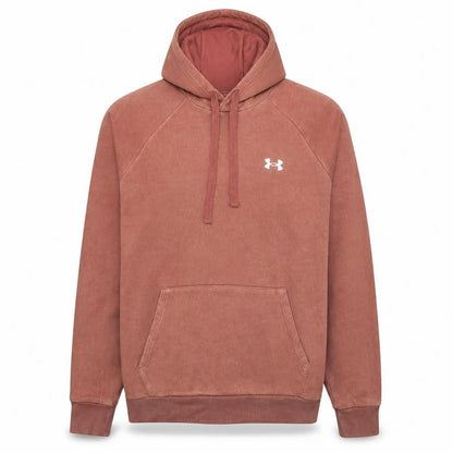 Mens UK Size L Under armour Brown Pullover Hoodie