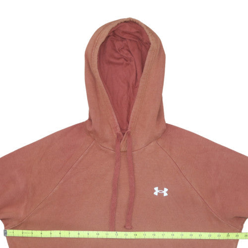 Mens UK Size L Under armour Brown Pullover Hoodie