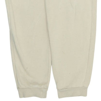 Puma Girls Beige Jogger Sweatpants 15-16 Years Elastic Waist Fleece Lined