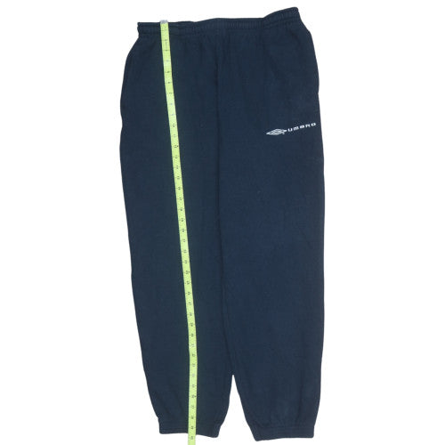 Mens UK Size M Umbro Regular Fit Sweatpants Blue Trousers