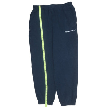 Mens UK Size M Umbro Regular Fit Sweatpants Blue Trousers