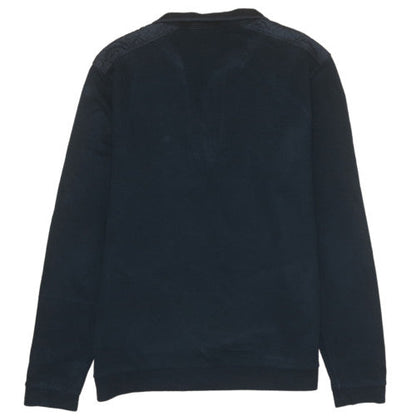 Mens UK Size L HUGO BOSS Black Pullover Sweatshirt