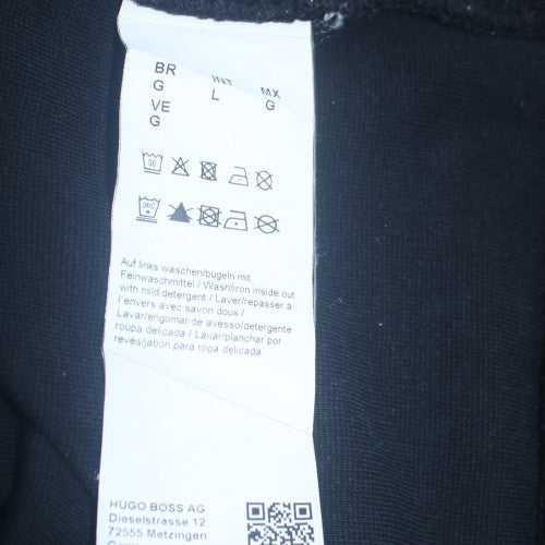 Mens UK Size L HUGO BOSS Black Pullover Sweatshirt