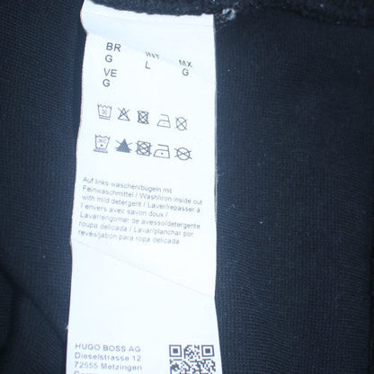 Mens UK Size L HUGO BOSS Black Pullover Sweatshirt