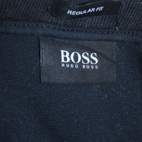 Mens UK Size L HUGO BOSS Black Pullover Sweatshirt