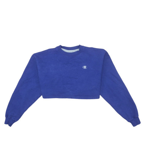 Womens UK Size L Champion Blue Pullover Sweatshirt