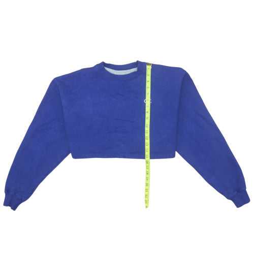 Womens UK Size L Champion Blue Pullover Sweatshirt
