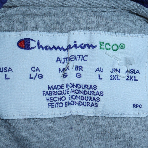 Womens UK Size L Champion Blue Pullover Sweatshirt