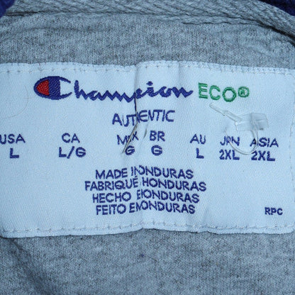Womens UK Size L Champion Blue Pullover Sweatshirt