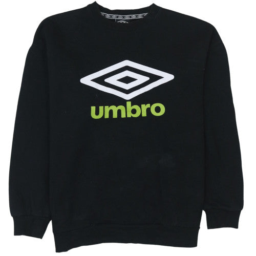 Mens UK Size M Umbro Black Pullover Sweatshirt