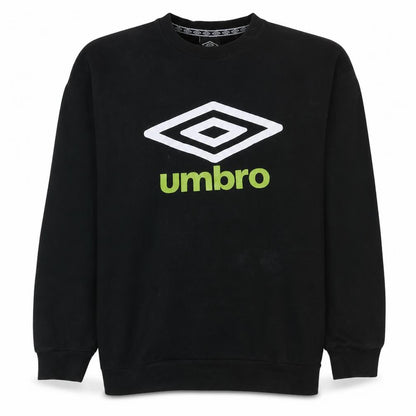 Mens UK Size M Umbro Black Pullover Sweatshirt
