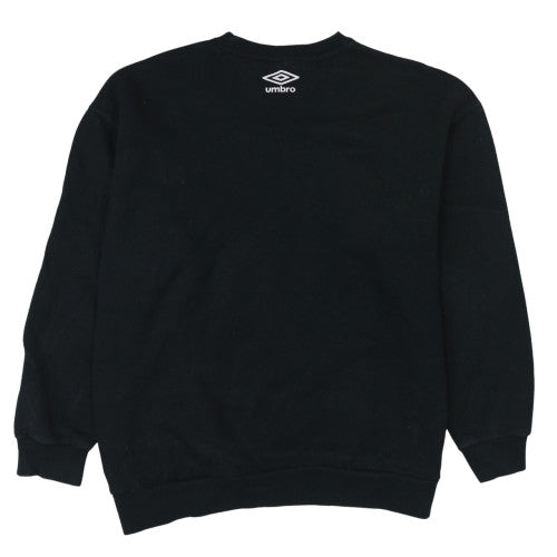 Mens UK Size M Umbro Black Pullover Sweatshirt