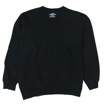 Mens UK Size M Umbro Black Pullover Sweatshirt
