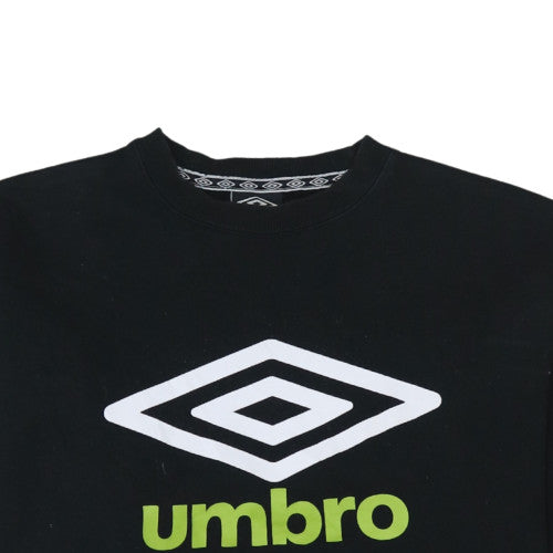 Mens UK Size M Umbro Black Pullover Sweatshirt