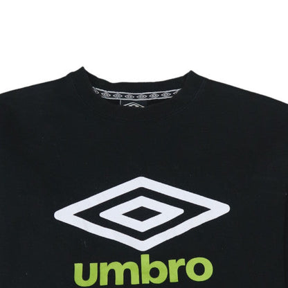 Mens UK Size M Umbro Black Pullover Sweatshirt