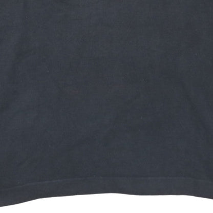 Timberland Men's Black Long Sleeve Cotton Button-Up Polo Shirt Size M
