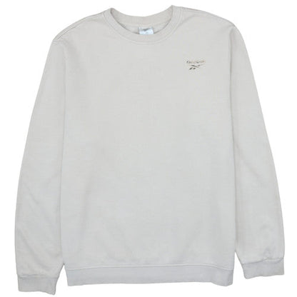 Mens UK Size XL Reebok Beige Pullover Sweatshirt