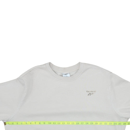 Mens UK Size XL Reebok Beige Pullover Sweatshirt