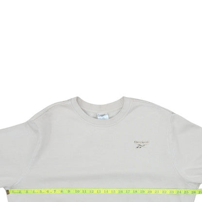 Mens UK Size XL Reebok Beige Pullover Sweatshirt