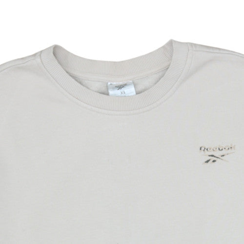 Mens UK Size XL Reebok Beige Pullover Sweatshirt