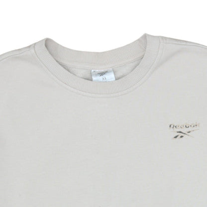 Mens UK Size XL Reebok Beige Pullover Sweatshirt