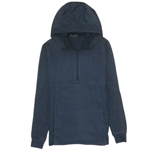 Mens UK Size S Under armour Blue 1/2 Zip Hoodie
